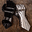 Gauntlets with rivets