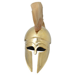 Corinthian helmet with crest