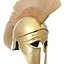 Corinthian helmet with crest