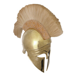 Corinthian helmet with crest
