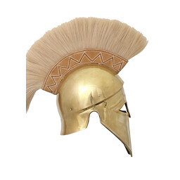 Corinthian helmet with crest