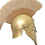 Corinthian helmet with crest