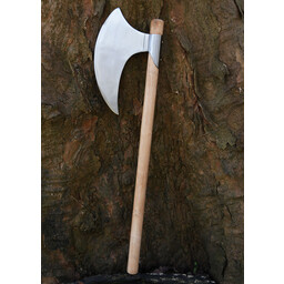 Gothic bearded axe with long beard