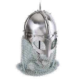 Viking helmet with chainmail