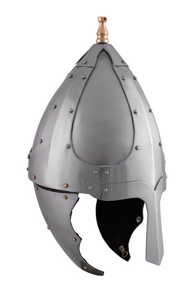 Germanic helmet with cheek flaps