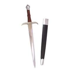 Short sword with bent cross-guard