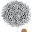 1 kg galvanized chainmail rings, unriveted, 8 mm