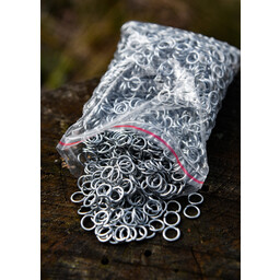 Zinc-coated chain mail rings, 1 kg