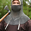 Coif with square visor, 8 mm