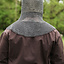 Coif with square visor, 8 mm