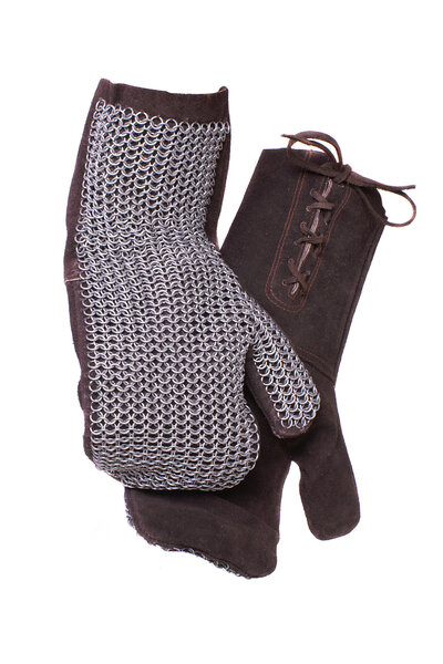 Chain mail mittens 6 mm