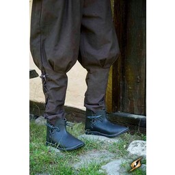 Medieval ankle boots Galahad, black