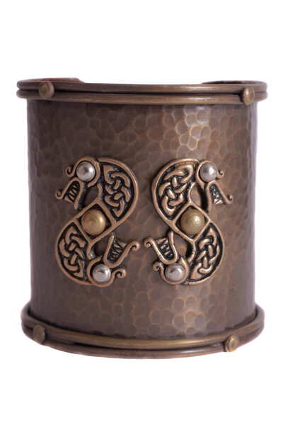 Celtic bracelet with snake motives