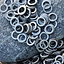 1 kg flat unriveted rings, 8 mm