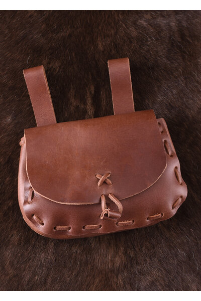 Brown bag, 18 x 14 x 6 cm