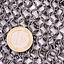 Chain mail aventail, round rings - round rivets, 8 mm