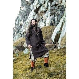 Viking tunic wolf Fenrir, brown