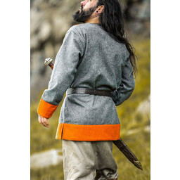 Viking tunic Roland, grey, wool