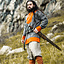 Viking tunic Roland, grey, wool