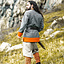 Viking tunic Roland, grey, wool