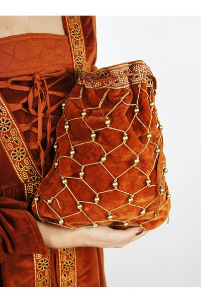 Noble pouch, terra cotta