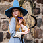 Witch hat, light blue