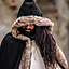 Viking cloak Fjell, black