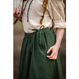 Medieval skirt Konstanze, green