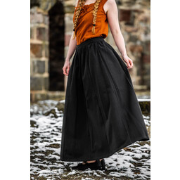 Medieval skirt Konstanze, black