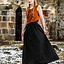 Medieval skirt Konstanze, black