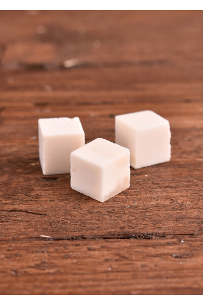 Bone dice blank, set of 3