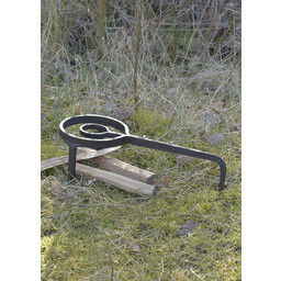 Medieval cooking stand tripod, hand-forged