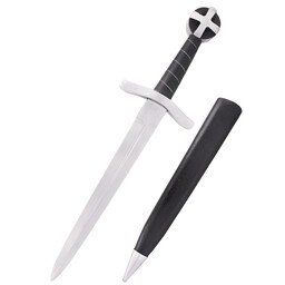Crusader dagger Jerusalem, semi-sharp