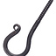 Hand-forged steel screw hook