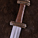 Deepeeka Viking sword island Eigg, leather grip, tempered