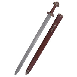 Viking sword island Eigg, leather grip, tempered