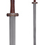 Viking sword island Eigg, leather grip, tempered