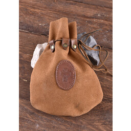 Celtic leather pouch