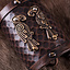 Leather bracelet Huginn & Muninn
