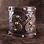 Leather Viking bracelet with dragons