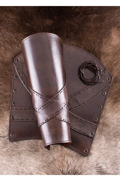 Leather greaves Uhtred