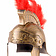 Roman toy helmet with red crest