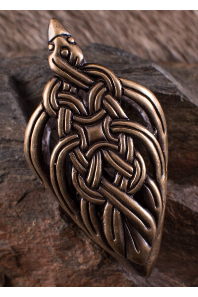 Viking scabbard chape Borre animal