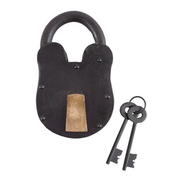 Large historical padlock