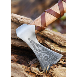 Viking axe, type K, engraved