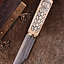 Small Norse viking seax with decorated bone grip