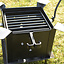 Fireplate with grill and hob