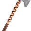 Viking axe, type D, engraved