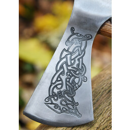 Viking axe, type L, engraved
