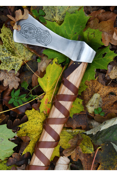 Viking axe, type A, engraved